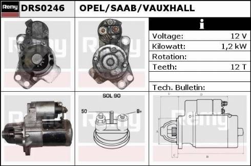 Remy DRS0246 - Стартер autozip.com.ua