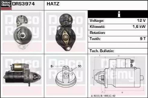 Remy DRS0058 - Стартер autozip.com.ua