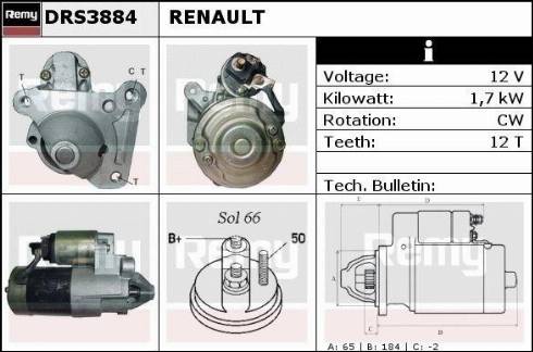 Remy DRS3884X - Стартер autozip.com.ua