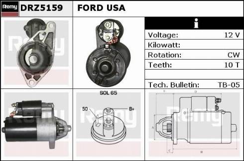 Remy DRZ5159 - Стартер autozip.com.ua