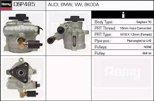 Remy DSP485 - Гідравлічний насос, рульове управління, ГУР autozip.com.ua