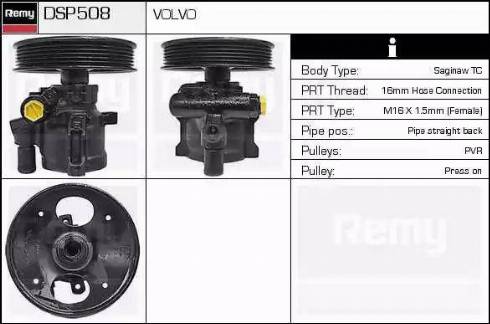 Remy DSP508 - Гідравлічний насос, рульове управління, ГУР autozip.com.ua