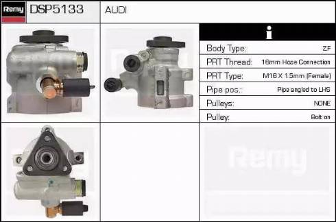 Remy DSP5133 - Гідравлічний насос, рульове управління, ГУР autozip.com.ua