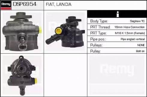 Remy DSP6954 - Гідравлічний насос, рульове управління, ГУР autozip.com.ua