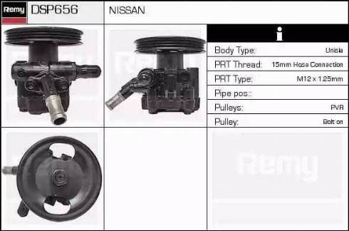 Remy DSP656 - Гідравлічний насос, рульове управління, ГУР autozip.com.ua