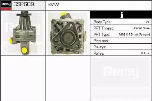 Remy DSP609 - Гідравлічний насос, рульове управління, ГУР autozip.com.ua