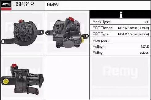 Remy DSP612 - Гідравлічний насос, рульове управління, ГУР autozip.com.ua
