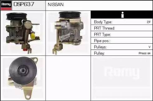 Remy DSP637 - Гідравлічний насос, рульове управління, ГУР autozip.com.ua