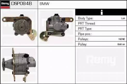 Remy DSP084B - Гідравлічний насос, рульове управління, ГУР autozip.com.ua