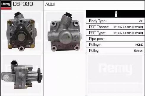 Remy DSP030 - Гідравлічний насос, рульове управління, ГУР autozip.com.ua