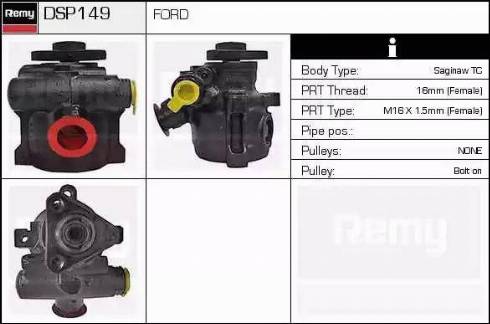 Remy DSP149 - Гідравлічний насос, рульове управління, ГУР autozip.com.ua