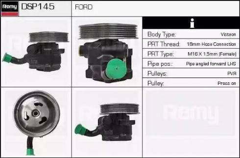 Remy DSP145 - Гідравлічний насос, рульове управління, ГУР autozip.com.ua