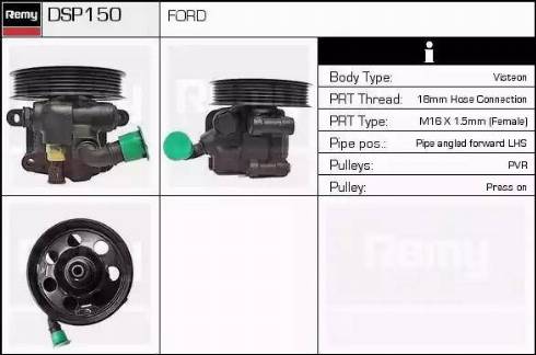 Remy DSP150 - Гідравлічний насос, рульове управління, ГУР autozip.com.ua