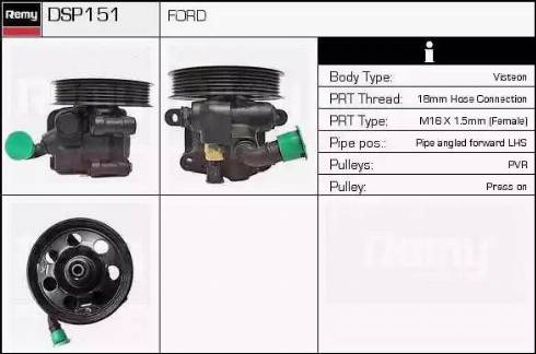 Remy DSP151 - Гідравлічний насос, рульове управління, ГУР autozip.com.ua