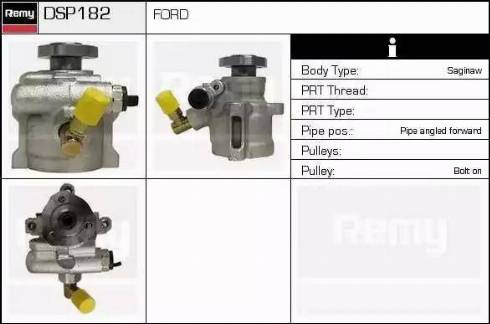 Remy DSP182 - Гідравлічний насос, рульове управління, ГУР autozip.com.ua