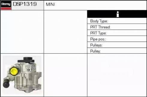 Remy DSP1319 - Гідравлічний насос, рульове управління, ГУР autozip.com.ua