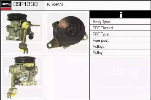 Remy DSP1338 - Гідравлічний насос, рульове управління, ГУР autozip.com.ua