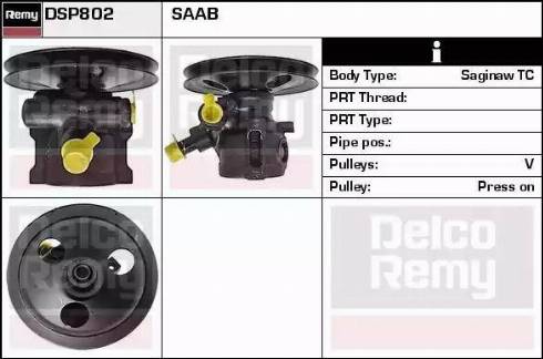 Remy DSP802 - Гідравлічний насос, рульове управління, ГУР autozip.com.ua