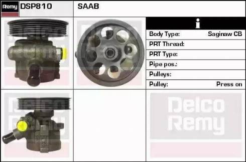 Remy DSP810 - Гідравлічний насос, рульове управління, ГУР autozip.com.ua