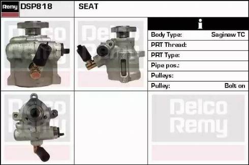 Remy DSP818 - Гідравлічний насос, рульове управління, ГУР autozip.com.ua