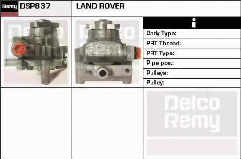 Remy DSP837 - Гідравлічний насос, рульове управління, ГУР autozip.com.ua