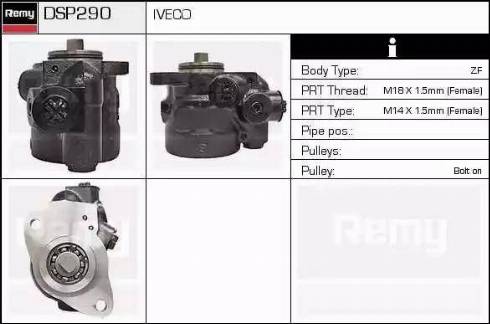 Remy DSP290 - Гідравлічний насос, рульове управління, ГУР autozip.com.ua