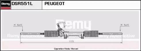 Remy DSR551L - Рульовий механізм, рейка autozip.com.ua