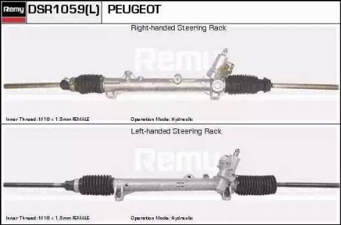 Remy DSR1059L - Рульовий механізм, рейка autozip.com.ua