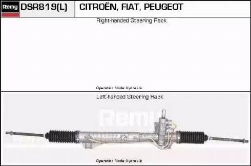 Remy DSR819L - Рульовий механізм, рейка autozip.com.ua
