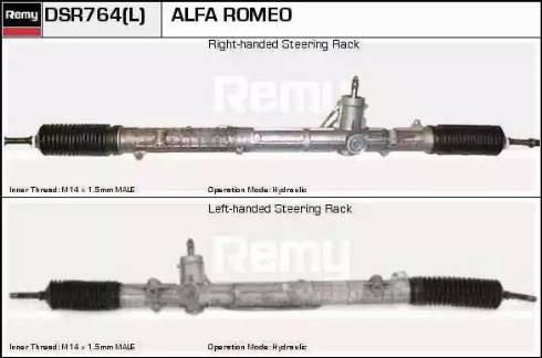 Remy DSR764L - Рульовий механізм, рейка autozip.com.ua