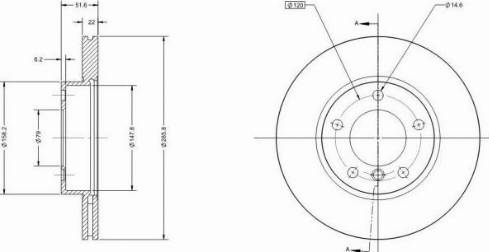 Remy RAD1111C - Гальмівний диск autozip.com.ua