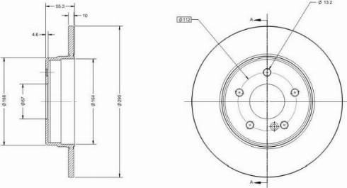 Remy RAD1139C - Гальмівний диск autozip.com.ua