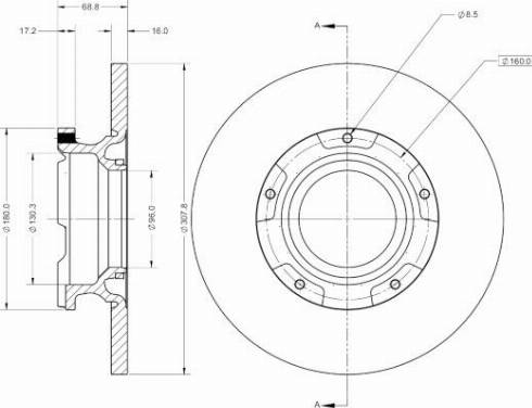 Remy RAD2104C - Гальмівний диск autozip.com.ua