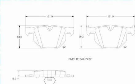 Remy RAP1462 - Гальмівні колодки, дискові гальма autozip.com.ua