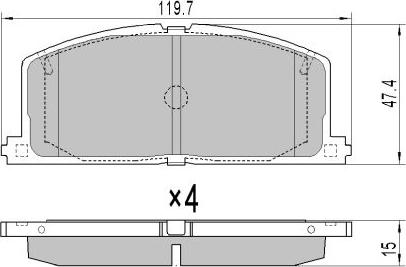 Remy RAP2167 - Гальмівні колодки, дискові гальма autozip.com.ua