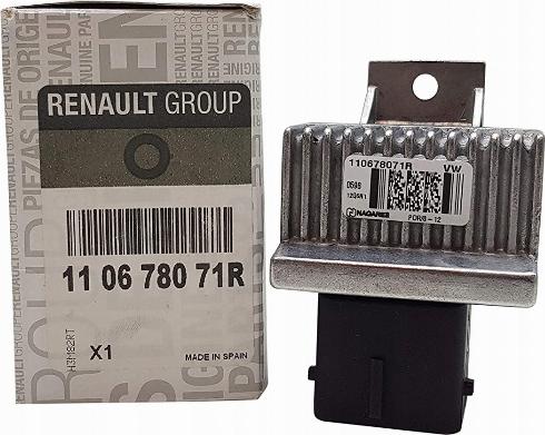 RENAULT 110678071R - Блок управління, реле, система розжарювання autozip.com.ua