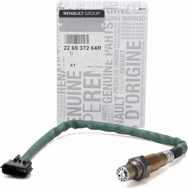 RENAULT 22 69 372 64R - Лямбда-зонд, датчик кисню autozip.com.ua
