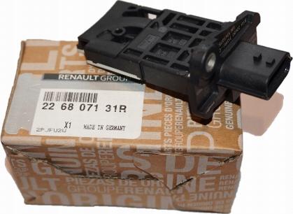 RENAULT 226 807 131R - Датчик потоку, маси повітря autozip.com.ua