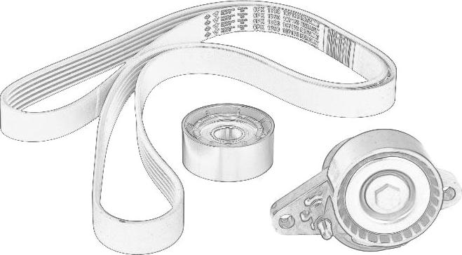 RENAULT 77 01 477 527 - Поликлиновий ремінний комплект autozip.com.ua