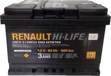 RENAULT 7711238597 - Стартерна акумуляторна батарея, АКБ autozip.com.ua