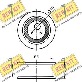 REPKIT RKT2701 - Натяжна ролик, ремінь ГРМ autozip.com.ua