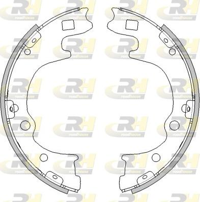 Roadhouse 4496.00 - Гальмівні колодки autozip.com.ua