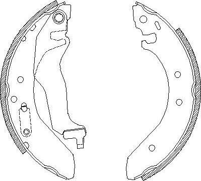 Alpha Brakes HST-HD-015 - Комплект гальм, барабанний механізм autozip.com.ua