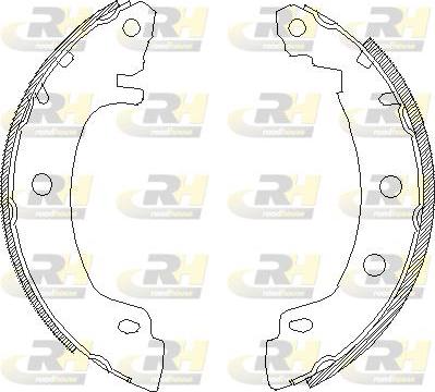 Roadhouse 4416.00 - Гальмівні колодки autozip.com.ua