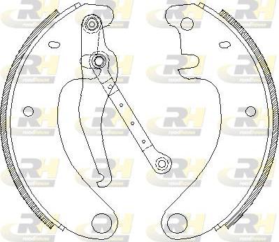 Roadhouse 4509.00 - Гальмівні колодки autozip.com.ua