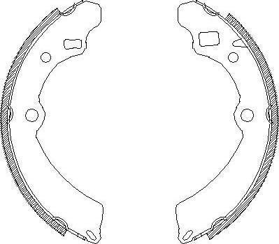 Alpha Brakes HST-SU-010 - Комплект гальм, барабанний механізм autozip.com.ua