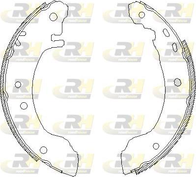 Roadhouse 4508.00 - Гальмівні колодки autozip.com.ua