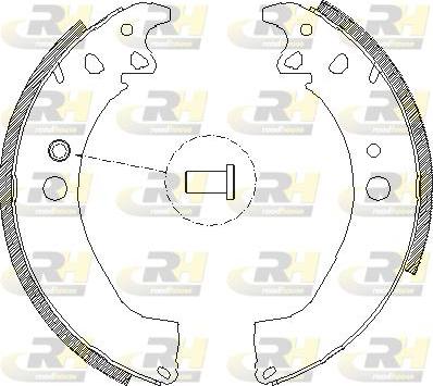 Roadhouse 4502.00 - Гальмівні колодки autozip.com.ua