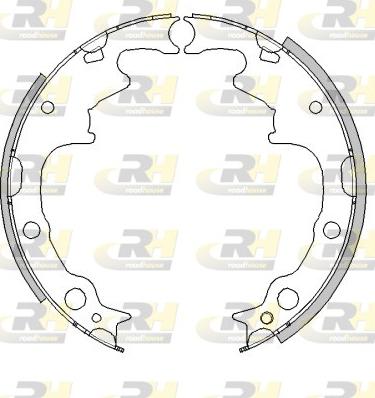 Roadhouse 4511.01 - Гальмівні колодки autozip.com.ua