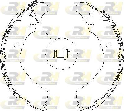 Roadhouse 4646.01 - Гальмівні колодки autozip.com.ua